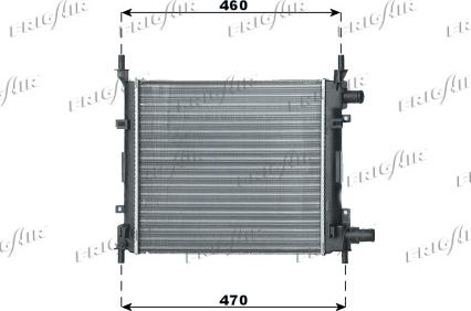 Frigair 0105.3054 - Radiator, mühərrikin soyudulması furqanavto.az