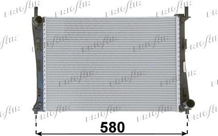 Frigair 0105.3069 - Radiator, mühərrikin soyudulması furqanavto.az