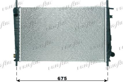 Frigair 0105.3075 - Radiator, mühərrikin soyudulması furqanavto.az