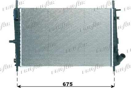 Frigair 0105.3076 - Radiator, mühərrikin soyudulması furqanavto.az