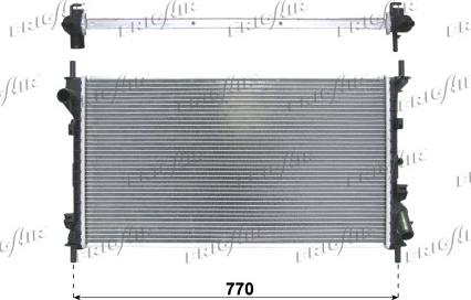 Frigair 0105.3100 - Radiator, mühərrikin soyudulması furqanavto.az