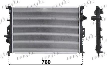 Frigair 0105.3112 - Radiator, mühərrikin soyudulması furqanavto.az