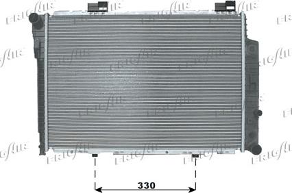 Frigair 0106.3053 - Radiator, mühərrikin soyudulması furqanavto.az