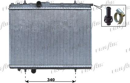 Frigair 0108.3069 - Radiator, mühərrikin soyudulması furqanavto.az