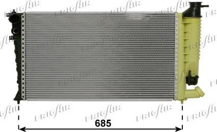 Frigair 0108.3063 - Radiator, mühərrikin soyudulması furqanavto.az