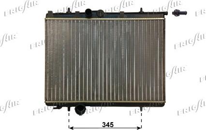 Frigair 0108.3085 - Radiator, mühərrikin soyudulması furqanavto.az