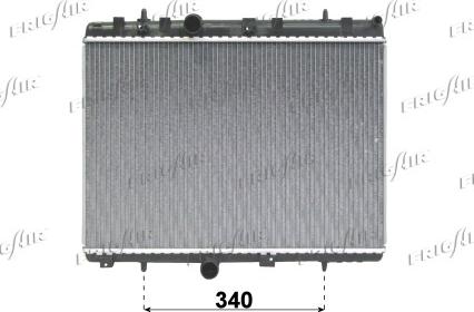 Frigair 0108.3081 - Radiator, mühərrikin soyudulması furqanavto.az