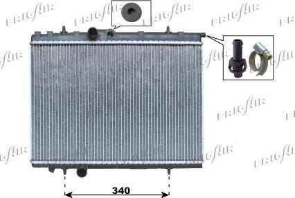 Frigair 0108.3035 - Radiator, mühərrikin soyudulması furqanavto.az