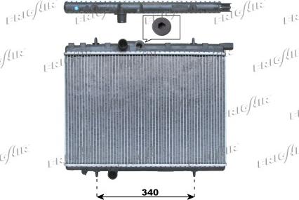 Frigair 0108.3036 - Radiator, mühərrikin soyudulması furqanavto.az