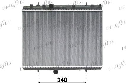 Frigair 0108.3075 - Radiator, mühərrikin soyudulması furqanavto.az