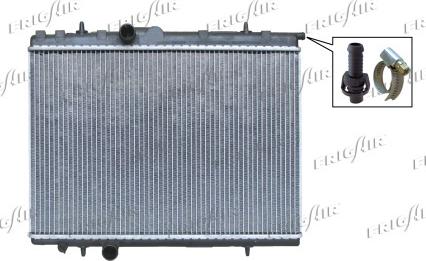 Frigair 0108.3071 - Radiator, mühərrikin soyudulması furqanavto.az