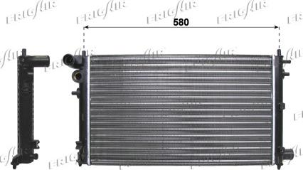 Frigair 0108.2069 - Radiator, mühərrikin soyudulması furqanavto.az