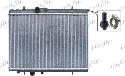 Frigair 0103.3058 - Radiator, mühərrikin soyudulması furqanavto.az