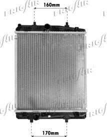 Frigair 0103.3069 - Radiator, mühərrikin soyudulması furqanavto.az