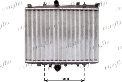 Frigair 0103.3064 - Radiator, mühərrikin soyudulması furqanavto.az