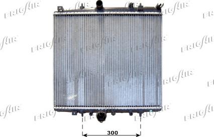 Frigair 0103.3066 - Radiator, mühərrikin soyudulması furqanavto.az