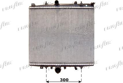 Frigair 0103.3067 - Radiator, mühərrikin soyudulması furqanavto.az