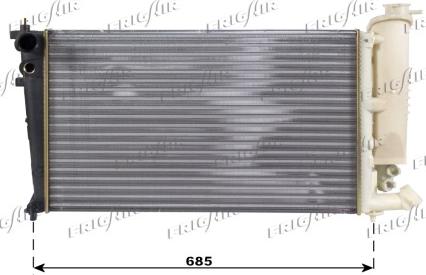 Frigair 0103.3021 - Radiator, mühərrikin soyudulması furqanavto.az