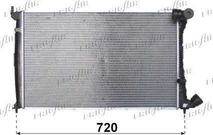 Frigair 0103.3027 - Radiator, mühərrikin soyudulması furqanavto.az