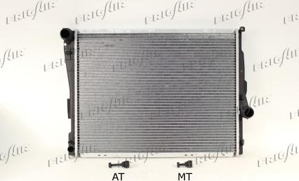 Frigair 0102.3075 - Radiator, mühərrikin soyudulması furqanavto.az