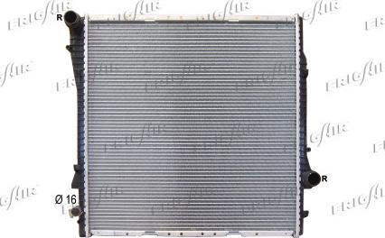 Frigair 0102.3107 - Radiator, mühərrikin soyudulması furqanavto.az