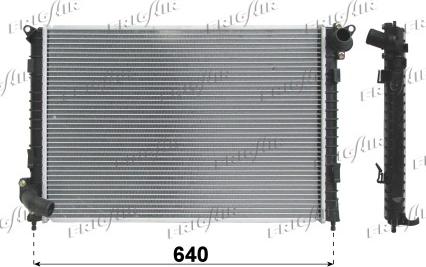 Frigair 0102.3122 - Radiator, mühərrikin soyudulması furqanavto.az