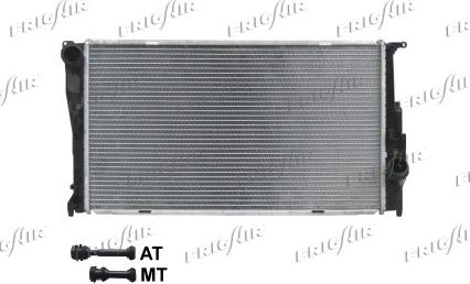 Frigair 0102.3127 - Radiator, mühərrikin soyudulması furqanavto.az