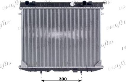 Frigair 0107.3052 - Radiator, mühərrikin soyudulması furqanavto.az