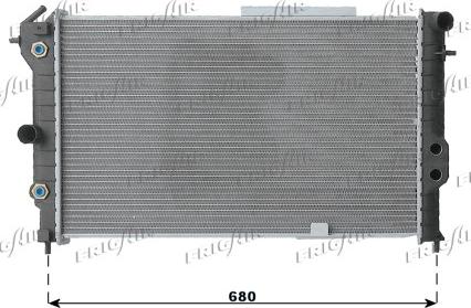 Frigair 0107.3060 - Radiator, mühərrikin soyudulması furqanavto.az