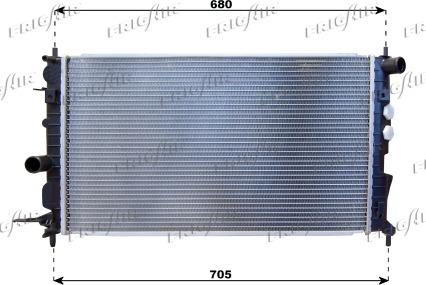 Frigair 0107.3061 - Radiator, mühərrikin soyudulması furqanavto.az