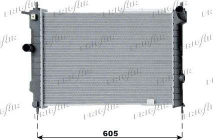 Frigair 0107.3035 - Radiator, mühərrikin soyudulması furqanavto.az