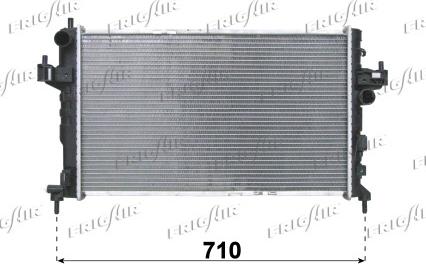 Frigair 0107.3100 - Radiator, mühərrikin soyudulması furqanavto.az