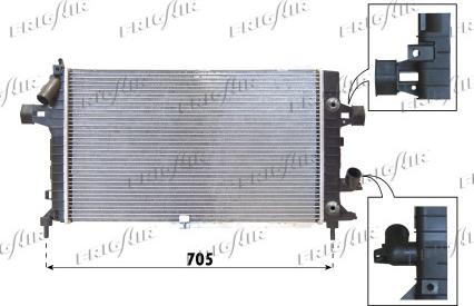 Frigair 0107.3116 - Radiator, mühərrikin soyudulması furqanavto.az