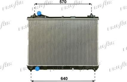 Frigair 0114.3041 - Radiator, mühərrikin soyudulması furqanavto.az