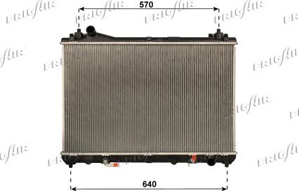 Frigair 0114.3043 - Radiator, mühərrikin soyudulması furqanavto.az