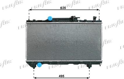 Frigair 0115.3097 - Radiator, mühərrikin soyudulması furqanavto.az