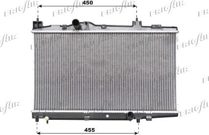 Frigair 0115.3009 - Radiator, mühərrikin soyudulması furqanavto.az