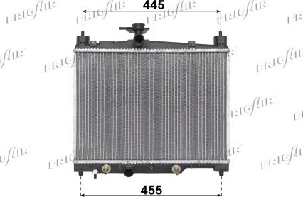 Frigair 0115.3014 - Radiator, mühərrikin soyudulması furqanavto.az