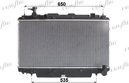 Frigair 0115.3168 - Radiator, mühərrikin soyudulması furqanavto.az