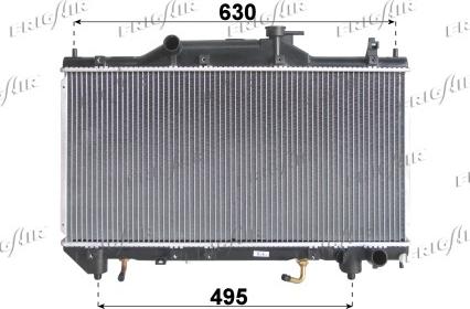 Frigair 0115.3137 - Radiator, mühərrikin soyudulması furqanavto.az