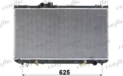 Frigair 0115.3123 - Radiator, mühərrikin soyudulması furqanavto.az