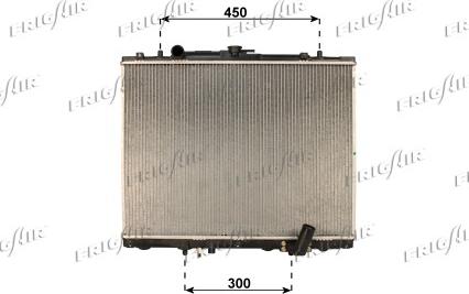 Frigair 0116.3033 - Radiator, mühərrikin soyudulması furqanavto.az