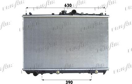 Frigair 0116.3026 - Radiator, mühərrikin soyudulması furqanavto.az