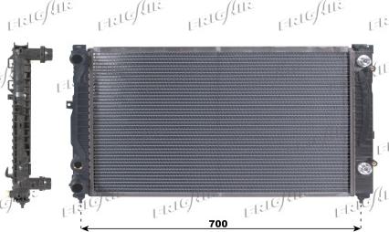 Frigair 0110.3008 - Radiator, mühərrikin soyudulması furqanavto.az