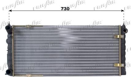 Frigair 0110.3085 - Radiator, mühərrikin soyudulması furqanavto.az