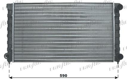 Frigair 0110.3035 - Radiator, mühərrikin soyudulması furqanavto.az