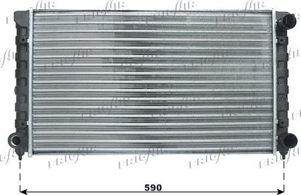 Frigair 0110.3075 - Radiator, mühərrikin soyudulması furqanavto.az