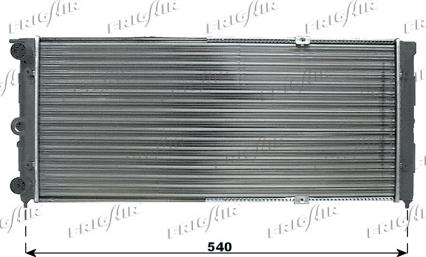 Frigair 0110.3078 - Radiator, mühərrikin soyudulması furqanavto.az