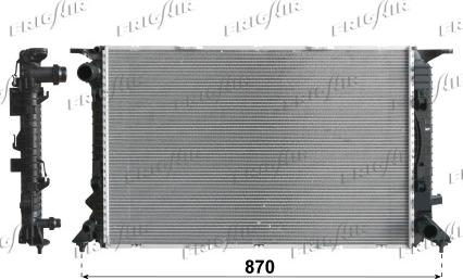 Frigair 0110.3144 - Radiator, mühərrikin soyudulması furqanavto.az