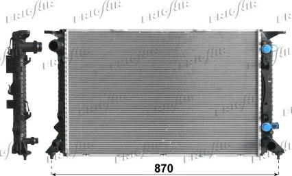 Frigair 0110.3145 - Radiator, mühərrikin soyudulması furqanavto.az